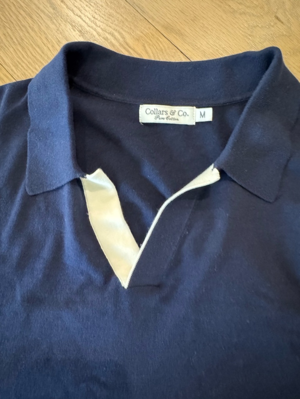 Men's Collars & Co-  Polo sweater Size M - Picture 3 of 3